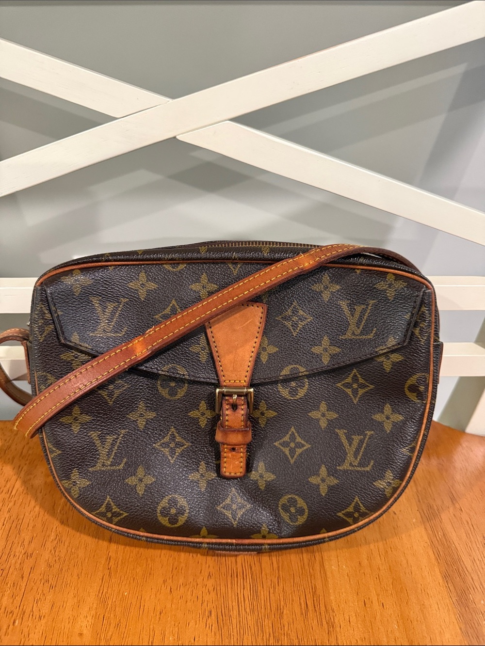 Louis Vuitton Monogram Crossbody with Tan Trim
